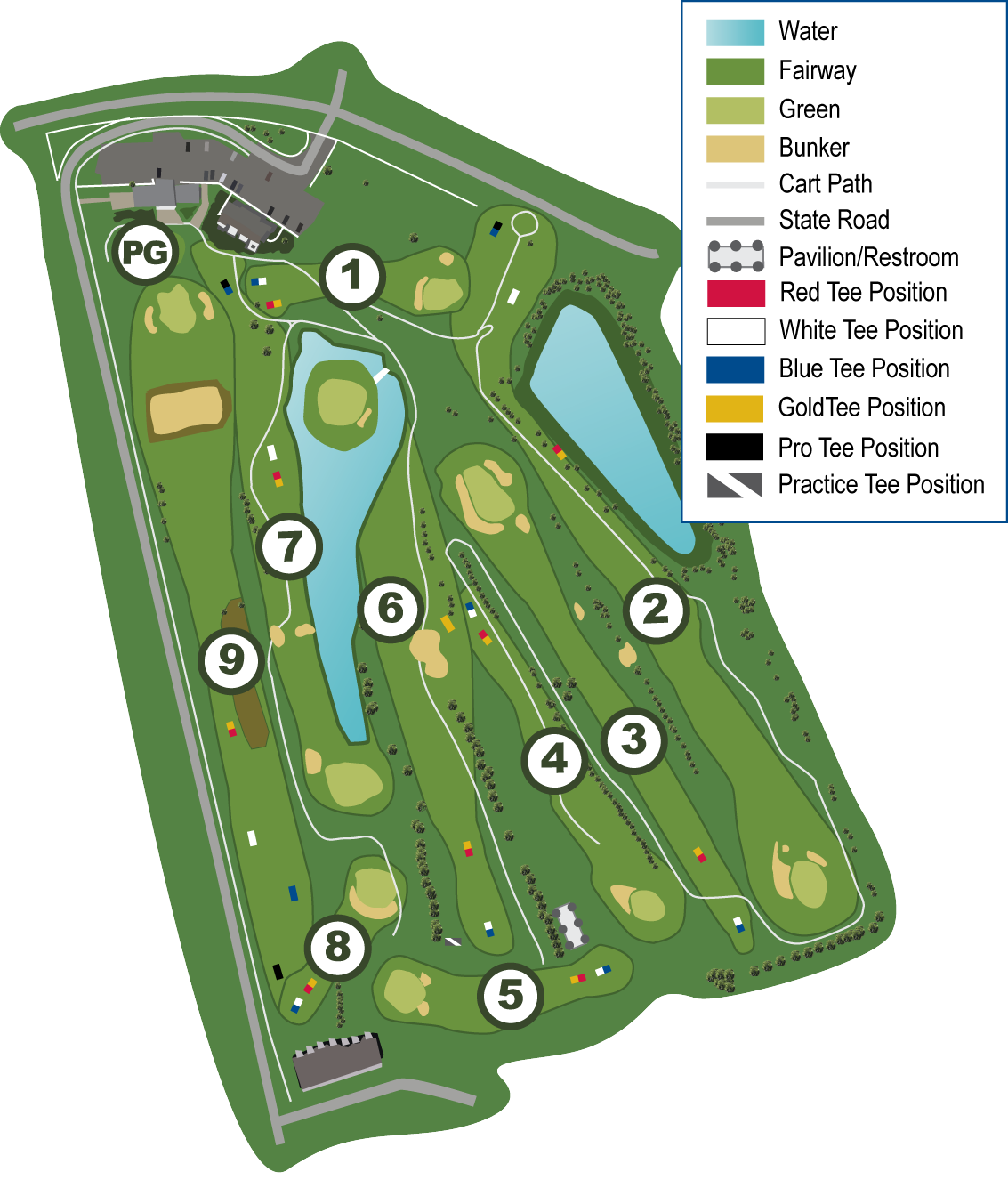 Golf Course Map